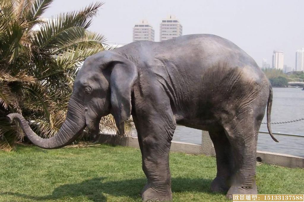 室外大象雕塑 新款定制