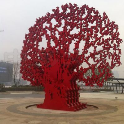 邢台树形雕塑 公园不锈钢雕塑